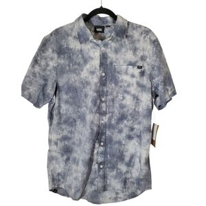 VANS NWT Button Down Tie Dye